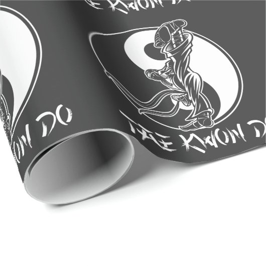 Taekwondo Martial Arts Tae Kwon do Self Defense Geschenkpapier (Rolleneckpunkt)