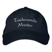Taekwondo Master Baseball Cap Bestickte Baseballkappe (Vorderseite)