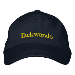 Taekwondo Navy Baseball Cap Bestickte Baseballkappe