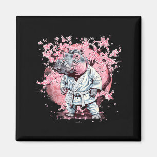 Taekwondo Nilpferd Kickboxen Animall Jiu-Jitsu Kun Magnet