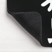 Taekwondo- oder Tae Kwon Do-Symbol-Training Martia Mousepad (Ecke)