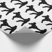 Taekwondo-Packpapier Geschenkpapier (Ecke)