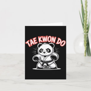 Taekwondo Panda - Lustiger Mma Tkd Panda Karte
