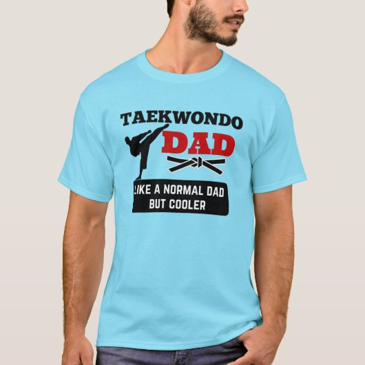 Taekwondo Papa, TKD Papa, Liebe Taekwondo T-Shirt (Vorderseite)