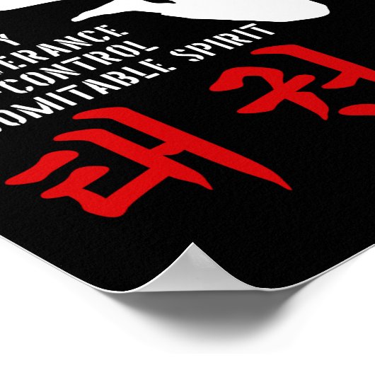 Taekwondo Poster (Ecke)