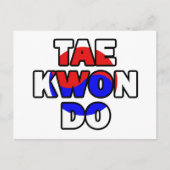Taekwondo Postkarte (Vorderseite)