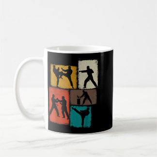 Taekwondo-Praktiker Collage Männer Kinder Trainer Kaffeetasse