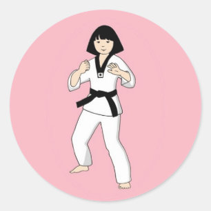 Taekwondo-Prinzessin Stickers