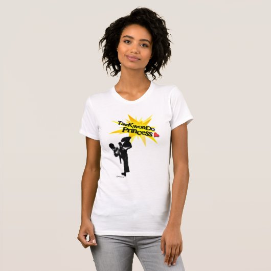 Taekwondo-Prinzessin! T-Shirt (Vorne ganz)