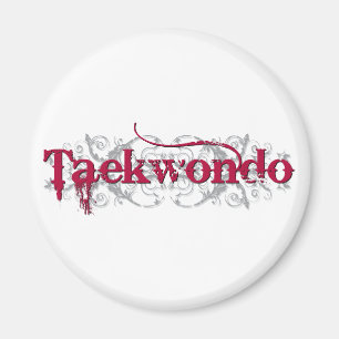 Taekwondo-Rot Magnet