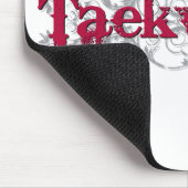 Taekwondo-Rot Mousepad (Ecke)