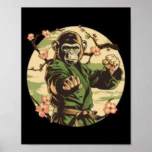 Taekwondo Sakura Baum Kampfsport Kickboxen Mma Poster