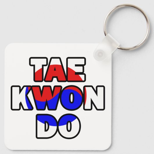 Taekwondo Schlüsselanhänger (Rückseite)