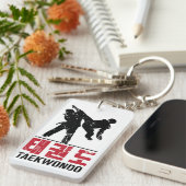 Taekwondo-Schlüsselanhänger Schlüsselanhänger (Vorderseite rechts)