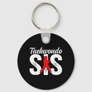 Taekwondo-Schwester Taekwondo-Kämpferin Schlüsselanhänger