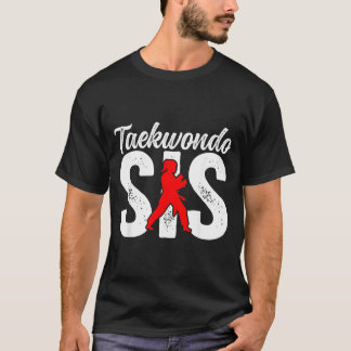 Taekwondo-Schwester Taekwondo-Kämpferin T-Shirt
