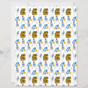 Taekwondo Scrapbook Papier (Mädchen)