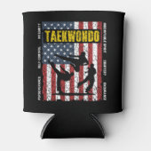 Taekwondo Self Control Flag Dosenkühler (Vorderseite)