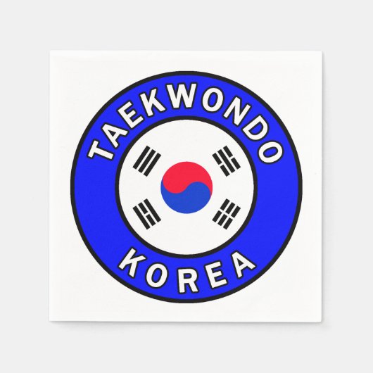 Taekwondo Serviette (Vorderseite)