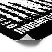 Taekwondo Shirt 5 Tenets Taekwon-do Martial Arts Poster (Ecke)