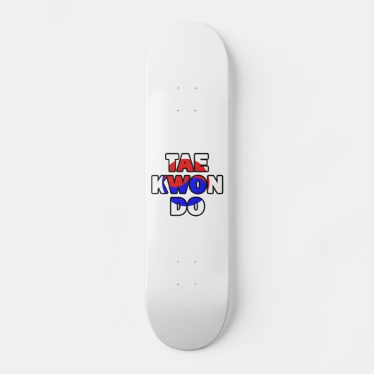 Taekwondo Skateboard (Vorderseite)