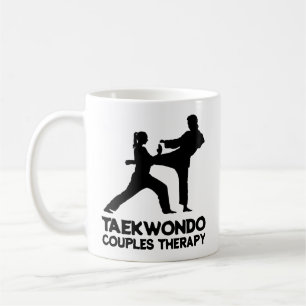 Taekwondo Sparring Couple-Therapie Kaffeetasse