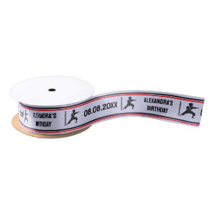 Taekwondo-Spieler, Geburtstagsgeschenk, Team Karat Satinband