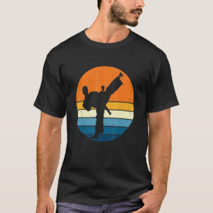 Taekwondo Sports Retro Vintag Sunset Marriott T-Shirt
