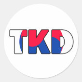 Taekwondo Sticker (Vorderseite)