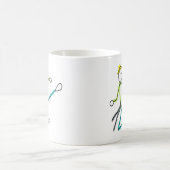 Taekwondo Stickman Kaffeetasse (Mittel)