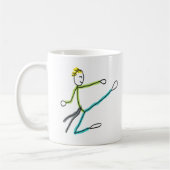 Taekwondo Stickman Kaffeetasse (Links)