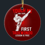 Taekwondo Tae Kwon Do Boys Keramik Ornament<br><div class="desc">Taekwondo Tae Kwon Do Koreanische Selbstverteidigungsboys Men Women Geschenk. Perfektes Geschenk für Ihren Vater,  Mama,  Papa,  Männer,  Frauen,  Freunde und Familienmitglieder am Erntedank Tag,  Weihnachten,  Muttertag,  Vatertag,  4. Juli,  1776 Unabhängiger Tag,  Veteranen Tag,  Halloween,  Patrick's Day</div>