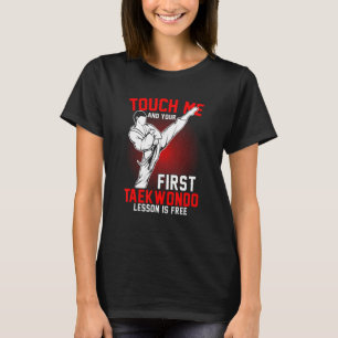 Taekwondo Tae Kwon Do Korean Self Defense Boys Men T-Shirt