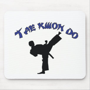Taekwondo- - Taekwondo-Kampfkunst-Entwurf Mousepad