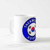Taekwondo-Tasse Kaffeetasse (Vorderseite Links)