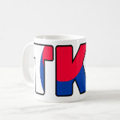 Taekwondo-Tasse Kaffeetasse (Vorderseite Links)