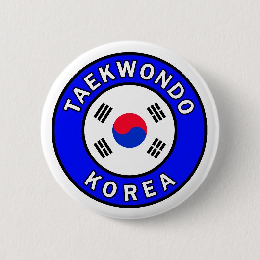 Taekwondo-Taste Button (Vorderseite)