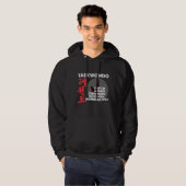Taekwondo Tenets Martial Artists Tae Kwon do Hoodie (Vorne ganz)
