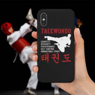 Taekwondo Tenets Martial Arts Case-Mate iPhone Hülle