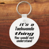 Taekwondo Thing Designs Schlüsselanhänger (Vorderseite)