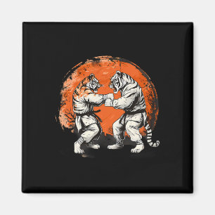 Taekwondo Tiger Kickboxen Jiu-Jitsu Kung Fu Marti Magnet