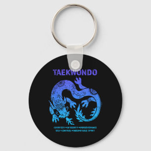 Taekwondo TKD Tae Kwon Do Drachen Kunst Martial Ar Schlüsselanhänger