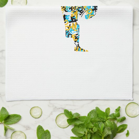 Taekwondo-Tuch Geschirrtuch (Gefaltet)