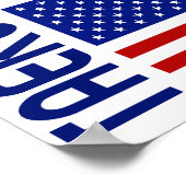 Taekwondo United Staaten Poster (Ecke)