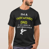 Taekwondo-Vater-T-Shirt T-Shirt (Vorderseite)