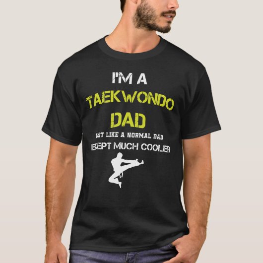 Taekwondo-Vater-T-Shirt T-Shirt (Vorderseite)
