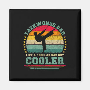 Taekwondo Vater wie ein regelmäßiger Vater Taekwon Magnet