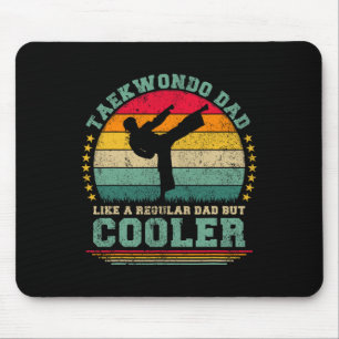 Taekwondo Vater wie ein regelmäßiger Vater Taekwon Mousepad