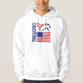 Taekwondo Vereinigte Staaten Hoodie (Vorderseite)