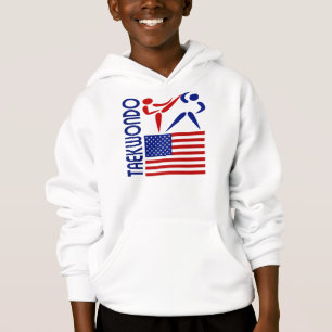 Taekwondo Vereinigte Staaten Hoodie